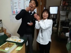 差し入れ、美味しい！