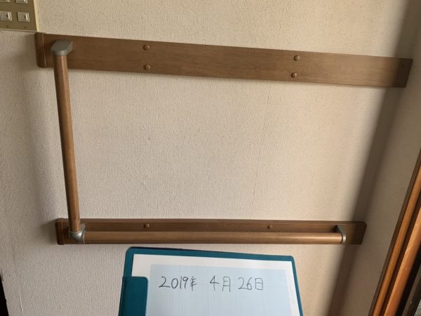 介護手すり玄関アフター