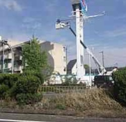 ジョブカーズ看板工事