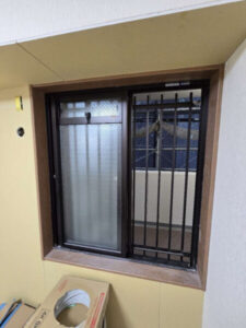 二重窓施工Before